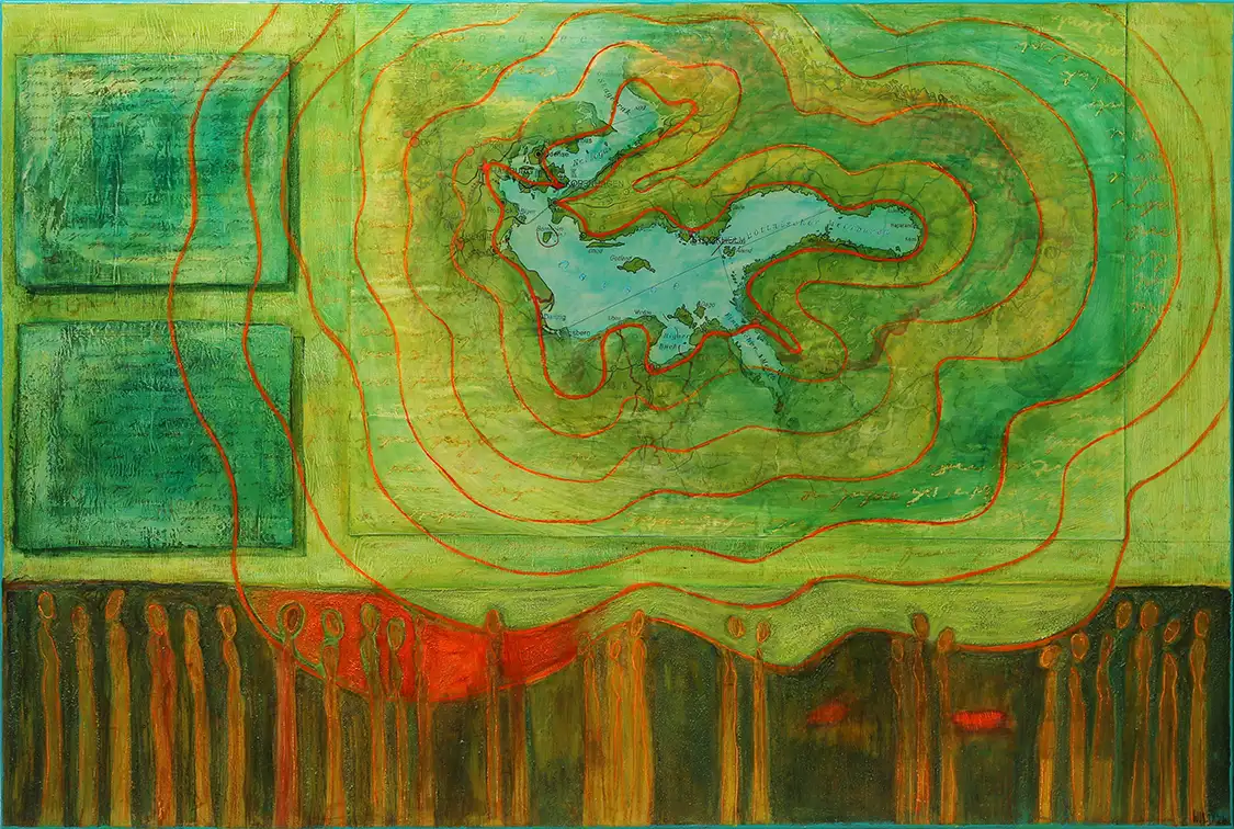 Ingrid Wild . 2024 . Mare Balticum 80x120 cm Kopie